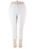 Quacker Factory Solid White Casual Pants Size 20 - photo 1