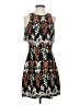 Gianni Bini Floral Black Cocktail Dress Size 4 - photo 1