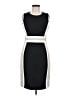 Andrew Marc Color Block Black Cocktail Dress Size 8 - photo 1