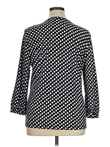 New York & Company 3/4 Sleeve Blouse (view 2)