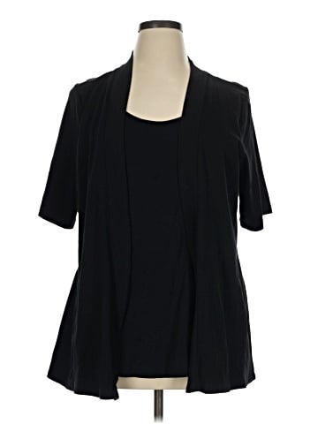 Isaac Mizrahi LIVE! Short Sleeve Blouse (view 1)