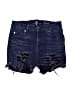 7 For All Mankind Blue Denim Shorts Size 26 waist - photo 1