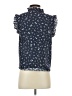 1.State 100% Cotton Blue Short Sleeve Blouse Size S - photo 2