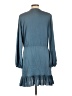 Waverly Grey 100% Polyester Teal Blue Cocktail Dress Size L - photo 2