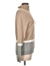 PREMISE Color Block Tan Turtleneck Sweater Size L - photo 4
