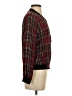 Sanctuary 100% Rayon Plaid Burgundy Cardigan Size S - photo 4
