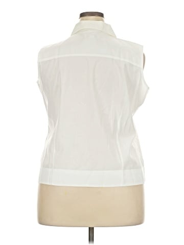 Talbots Sleeveless Button-Down Shirt (view 2)