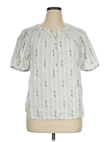 Ann Taylor LOFT Short Sleeve Blouse (view 1)
