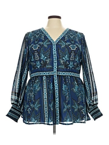 Avenue Long Sleeve Blouse (view 1)