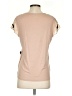 Ann Taylor 100% Polyester Tan Short Sleeve Blouse Size S - photo 2