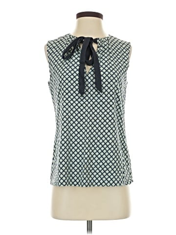 Tory Burch Sleeveless Silk Top (view 1)