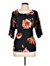 West Kei Black 3/4 Sleeve Blouse Size L - photo 1