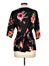 West Kei Black 3/4 Sleeve Blouse Size L - photo 2