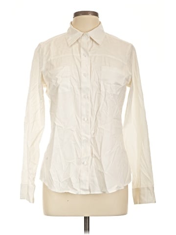 Foxcroft Long Sleeve Button-Down Shirt (view 1)