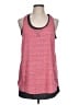 Tangerine Red Sleeveless Top Size L - photo 1