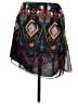 Desigual Paisley Black Formal Skirt Size M - photo 2