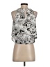 Guess 100% Polyester Silver Sleeveless Blouse Size XS - photo 2