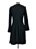 Elle Solid Black Casual Dress Size L - photo 2