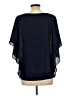 Apt. 9 100% Polyester Blue Short Sleeve Blouse Size L - photo 2