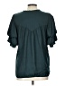 Zadig & Voltaire 100% Polyester Teal Short Sleeve Blouse Size Lg (3) - photo 2