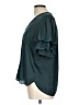 Zadig & Voltaire 100% Polyester Teal Short Sleeve Blouse Size Lg (3) - photo 5