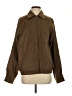Claiborne 100% Polyester Solid Brown Jacket Size S - photo 1