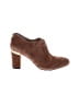 Adrienne Vittadini 100% Leather Brown Ankle Boots Size 5 1/2 - photo 1