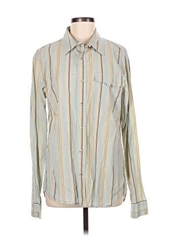 Edun Long Sleeve Button-Down Shirt (view 1)
