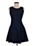 Aqua Solid Blue Casual Dress Size M (estimated) - photo 1