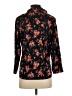 A.L.C. Black 3/4 Sleeve Silk Top Size 2 - photo 2