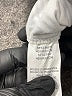 Rewind Stripes Silver Linen Pants Size XL - photo 8