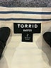 Torrid 100% Polyester Stripes Ivory 3/4 Sleeve Blouse Size 2X Plus (2) - photo 7