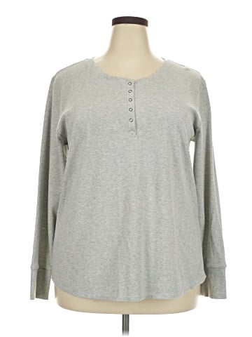 Essentials Long Sleeve Henley (view 1)