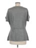 H By Halston Gray Short Sleeve Top Size M - photo 2