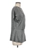 H By Halston Gray Short Sleeve Top Size M - photo 4