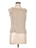 Amanda Smith Tan Sleeveless T-Shirt Size 10 - photo 1
