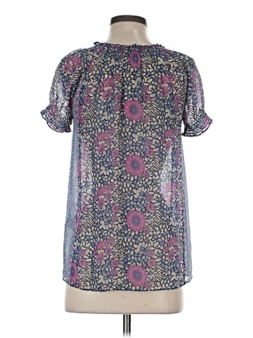 Joie Short Sleeve Silk Top (view 2)