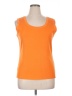 misook Orange Sleeveless Top Size XL - photo 1