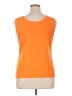 misook Orange Sleeveless Top Size XL - photo 2