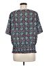 MICHAEL Michael Kors 100% Polyester Teal Short Sleeve Blouse Size M - photo 2