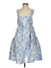 Moon River 100% Polyester Paisley Blue Cocktail Dress Size XS - photo 1