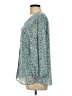West Kei 100% Polyester Teal 3/4 Sleeve Blouse Size L - photo 5