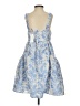 Moon River 100% Polyester Paisley Blue Cocktail Dress Size XS - photo 2