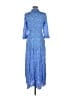 Zara Blue Casual Dress Size M - photo 2