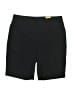 Chico's Solid Black Athletic Shorts Size M - photo 1