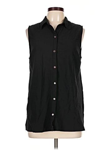 Boston Proper Sleeveless Button-Down Shirt (view 1)