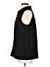 Boston Proper Black Sleeveless Button-Down Shirt Size L - photo 5