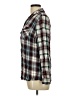 Cato 100% Rayon Plaid Burgundy Long Sleeve Button-Down Shirt Size L - photo 5