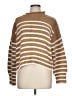 J.Crew 100% Cotton Stripes Brown Pullover Sweater Size L - photo 1