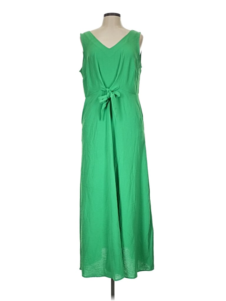 Pre-owned 1.state Casual Dress In Green